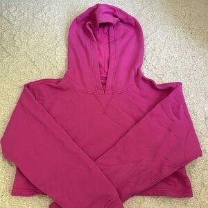 Lululemon Sonic Pink Crop Hoodie